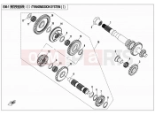 CFMOTO 2014 SSV ZFORCE 800 (CF800) TRANMISSION SYSTEM (â ) - E06-1