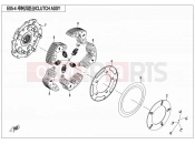CFMOTO 2016 SSV ZFORCE 800 (CF800) CLUTCH ASSY - E05-4