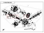 FRONT AXLE - F31 - CFMOTO ZFORCE 800 (CF800) 2018