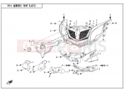 FRONT PLASTICS - F04-1 - CFMOTO ZFORCE 800 (CF800) 2019