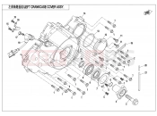 LEFT CRANKCASE COVER ASSY. - E01-5-V1 - CFMOTO ZFORCE 800 (CF800) 2019