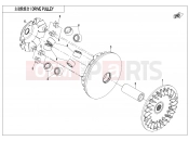 CFMOTO ZFORCE 800 (CF800) DRIVE PULLEY - E05-1