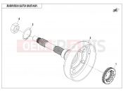 CFMOTO ZFORCE 800 (CF800) CLUTCH CRUST ASSY. - E05-3