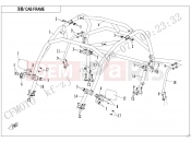 CFMOTO 2021 SSV ZFORCE 800 (CF800) CAB FRAME - F23-A