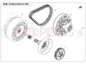 CFMOTO 2021 SSV ZFORCE 800 (CF800) CVT ASSY. - E05