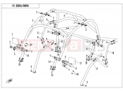 CFMOTO 2015 SSV ZFORCE 800 (CF800US-A) CAB FRAME(ROPS) - F23