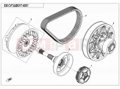 CFMOTO 2015 SSV ZFORCE 800 (CF800US-A) CVT ASSY - E05