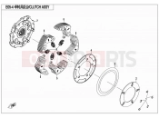CFMOTO 2015 SSV ZFORCE 800 (CF800US-A) CLUTCH ASSY - E05-4