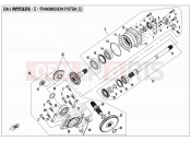 CFMOTO 2015 SSV ZFORCE 800 (CF800US-A) TRANMISSION SYSTEM (â¡) - E06-2