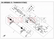 CFMOTO 2016 SSV ZFORCE 800 (CF800US-A) TRANMISSION SYSTEM(â¢) - E06-3