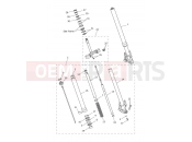 TRIUMPH TIGER 900 Desert Front Forks & Lower Yoke Assy