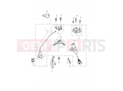 TRIUMPH ROCKET III, CLASSIC & ROADSTER Ignition Switch & Lock Set > 343680