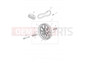 TRIUMPH SCRAMBLER 900 - Liquid Cooled - CM9964 > Front Wheel