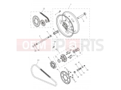 TRIUMPH TRIDENT 660cc CB1390 > CN4039 Rear Wheel