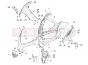 Front shield - Piaggio MP3 310 Sport E5+ (EU) 2026
