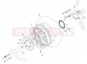 Rear wheel - Piaggio MP3 310 Sport E5+ (EU) 2026