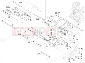 Swinging arm - Piaggio MP3 310 Sport E5+ (EU) 2026