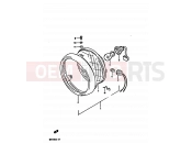 SUZUKI DR125S D (1983) 22 - HEADLAMP (E01, E02, E06, E24)