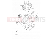 SUZUKI DR125S Z (1982) 4 - CRANKCASE COVER