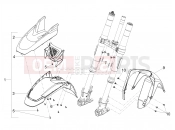 Front mudguard-Pillar - Motoguzzi V85 TT Strada (EU) 2026