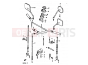 SUZUKI DR125S E (1984) 42 - HANDLEBAR