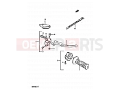 SUZUKI DR125S E (1984) 43 - RIGHT HANDLE SWITCH
