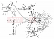 DUCATI 1991 Supersport 600 SS REAR BRAKE SYSTEM » BRAKING SYSTEM