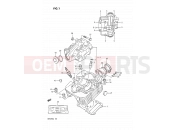 SUZUKI DR125S F (1985) 1 - CYLINDER HEAD