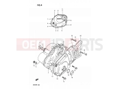 4 - CRANKCASE COVER - Suzuki DR200 H (1987)