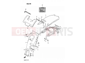 48 - REAR FENDER (E01,E02) - Suzuki DR200 J (1988)