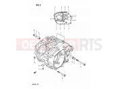 3 - CRANKCASE - Suzuki DR200 K (1989)