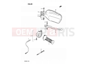 40 - RIGHT HANDLE SWITCH - Suzuki DR200 M (1991)