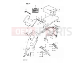49 - REAR FENDER (E06,E21,E24) - Suzuki DR200 M (1991)
