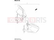 SUZUKI DR200S L5 (2015) (E03,E28,E33) 911A - KNUCKLE COVER SET (OPTIONAL)