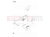 SUZUKI DR250S D (1983) 47 - FRAME COVER (MODEL Z E22)