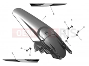 Rear Mudguard - Triumph TF250-X CS6090 > 2024