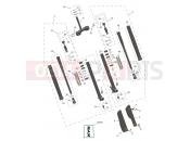 Front Forks & Lower Yoke - Triumph TF450-E 2026