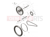 Rear Wheel - Triumph TF450-E 2026