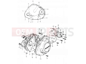 4 - CRANKCASE COVER - Suzuki DR500S D (1983)