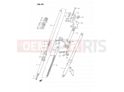 SUZUKI DS80 K (1989) (E03) 23 - FRONT FORK