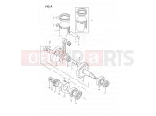 SUZUKI DS80 S (1995) (E24) 4 - CRANKSHAFT
