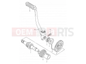 SUZUKI DS80 W (1998) (E24) 12 - KICK STARTER