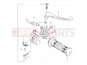 SUZUKI FB100 Y (2000) 41 - RIGHT HANDLE LEVER