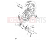 SUZUKI FB100 Y (2000) 48 - FRONT WHEEL (SEE NOTE)