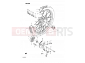 SUZUKI FB50 M (1991) 34 - FRONT WHEEL