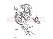SUZUKI FR80 X (1999) 46 - FRONT WHEEL