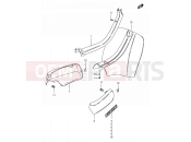 SUZUKI FZ50 Z (1982) 38 - FRAME COVER (MODEL X/Z/G)