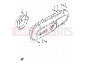 SUZUKI FZ50 K (1989) 5 - CRANKCASE COVER (E25,E26)