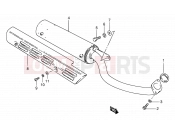 SUZUKI FZ50 L (1990) 9 - MUFFLER