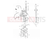 SUZUKI FZ50 P (1993) 7 - CARBURETOR ASSY